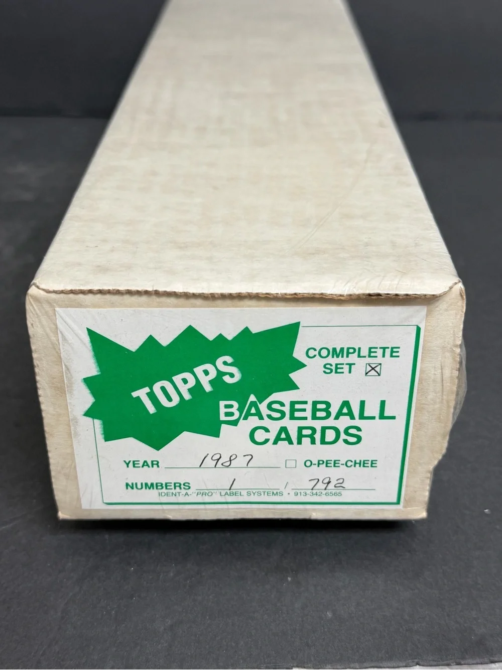 Topps 1987 MLB Baseball The Official Complete Set 792 Cards Factory Sealed